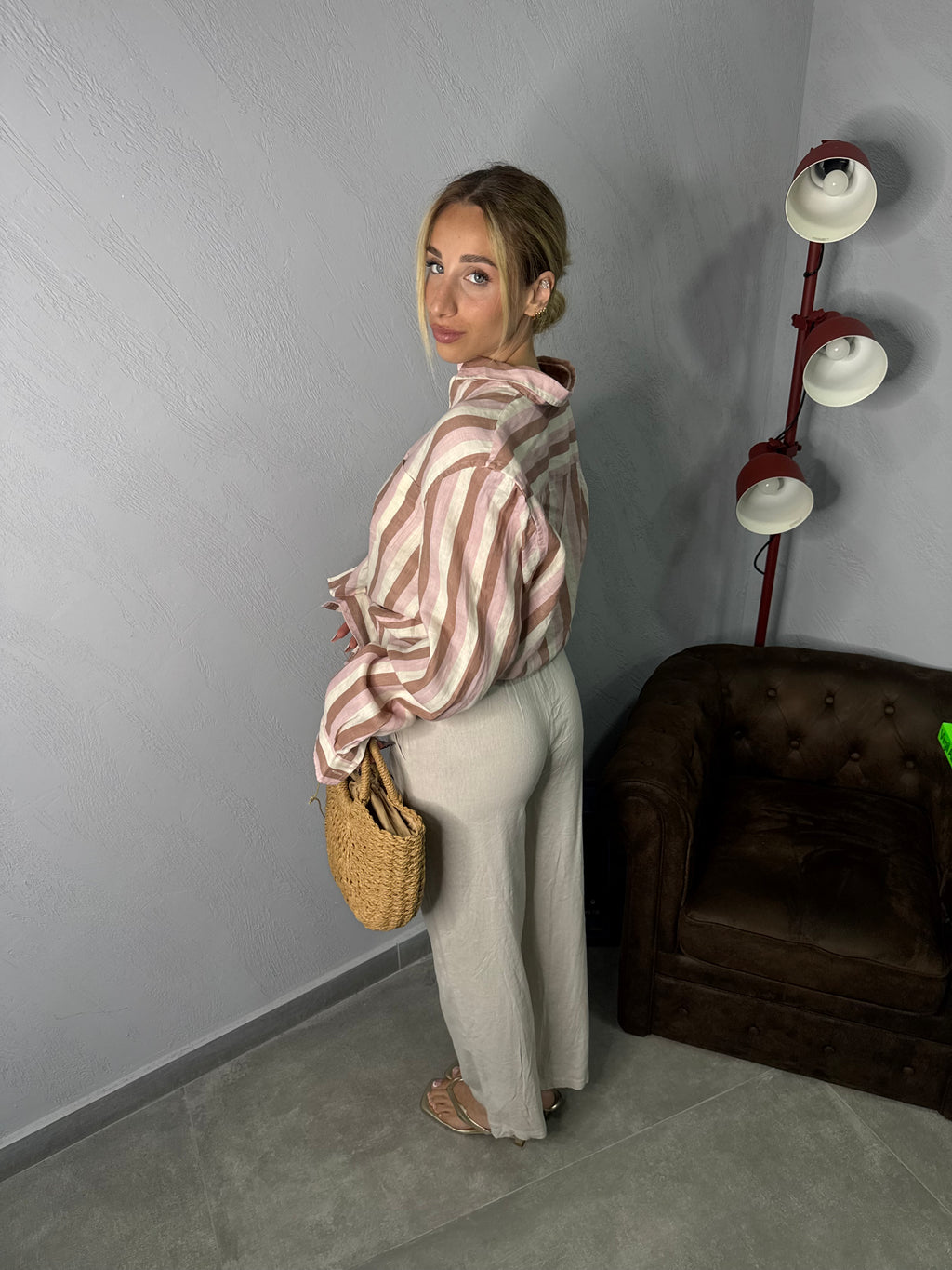 Pantalone in lino