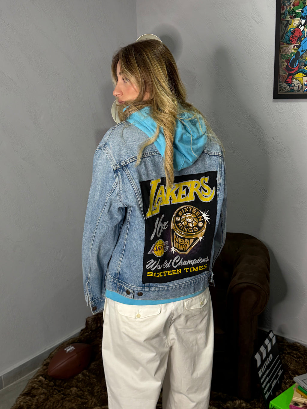 Custom giacca in LEVI’S X mitchell&ness