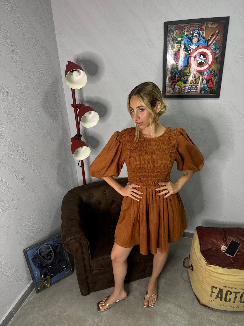 Dress in lino