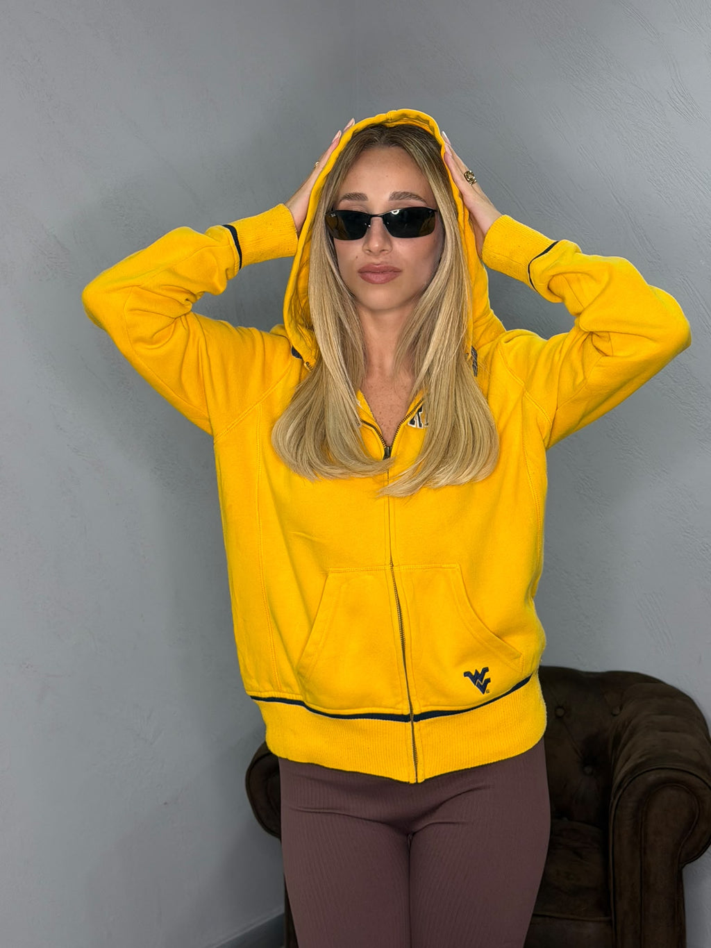 Felpa con cappuccio e zip Nike