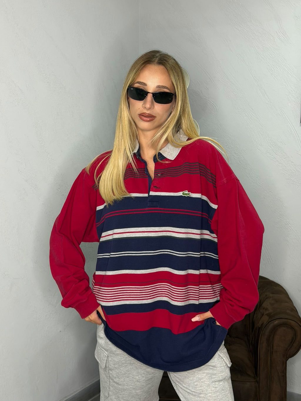 Long sleev lacoste
