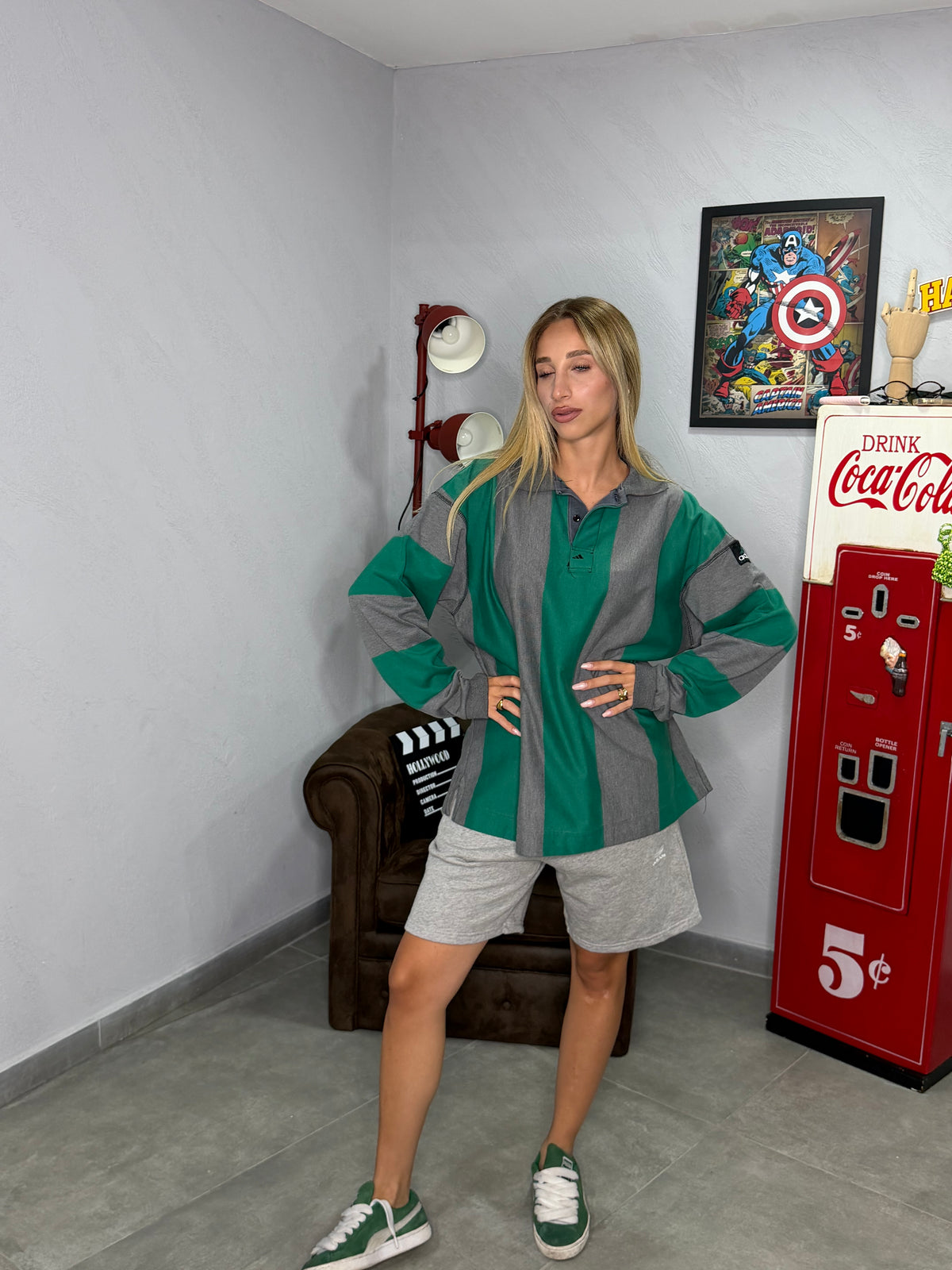Long sleev Adidas vintage anni 80
