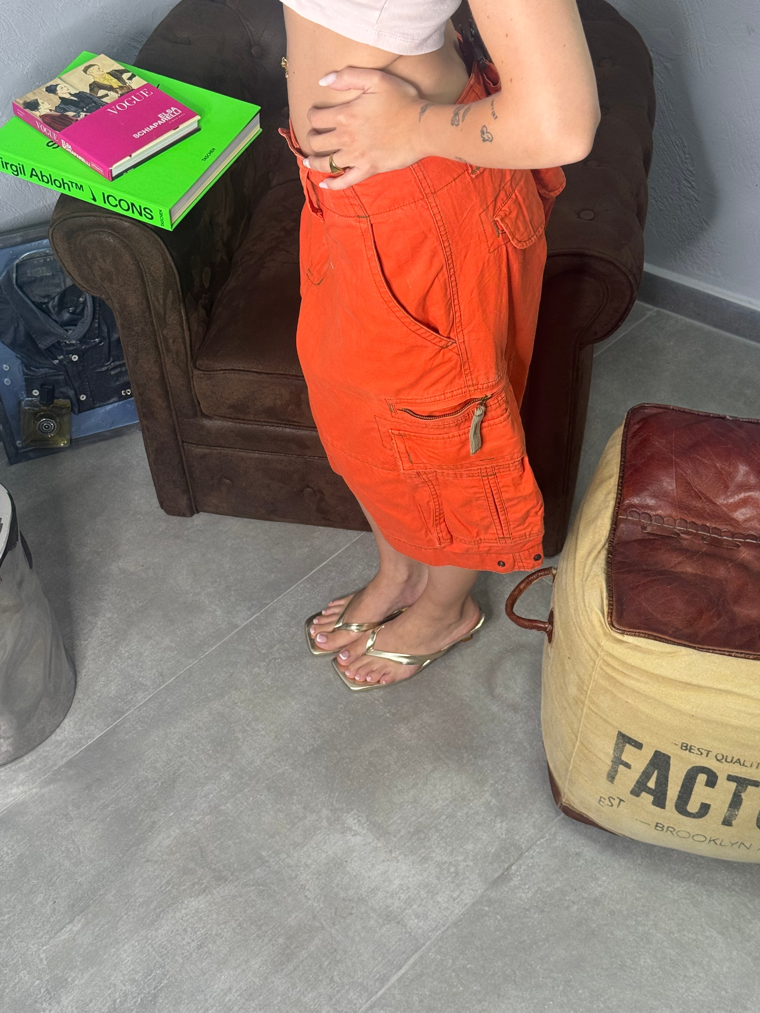 Bermudone tasconi arancio