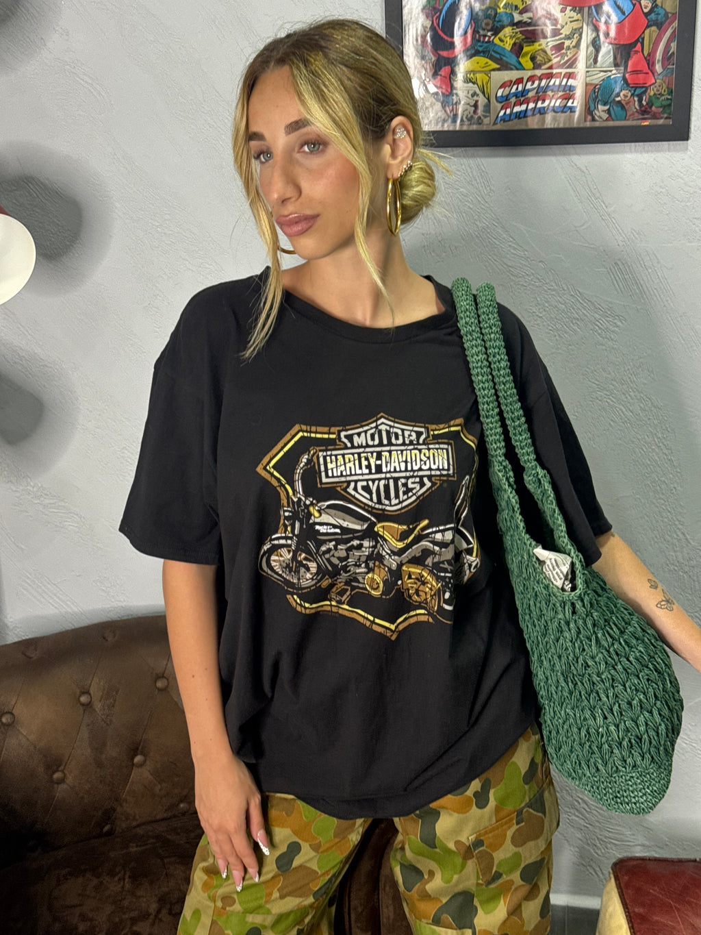 Borsa maxi in paglia