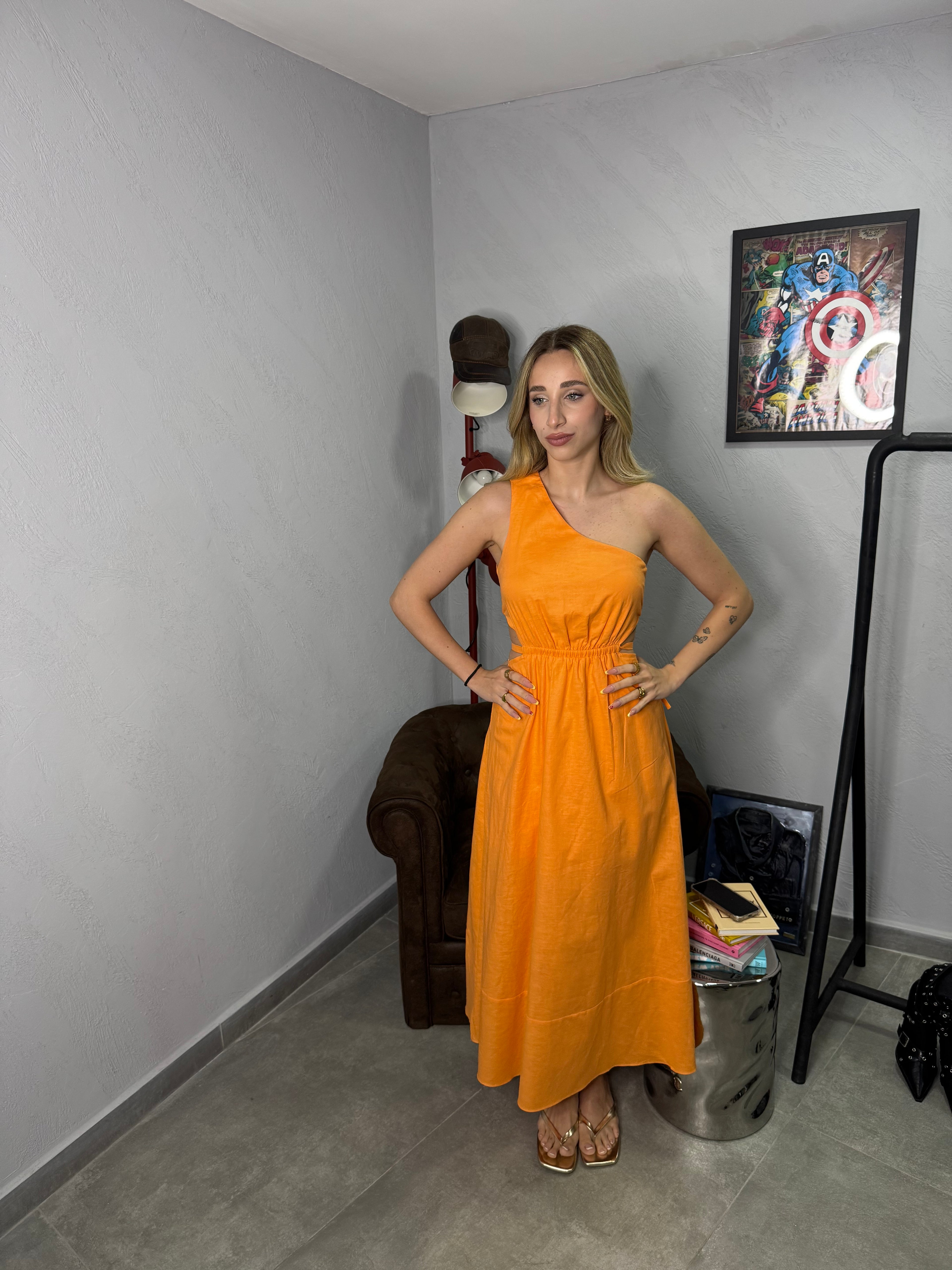 Dress in lino