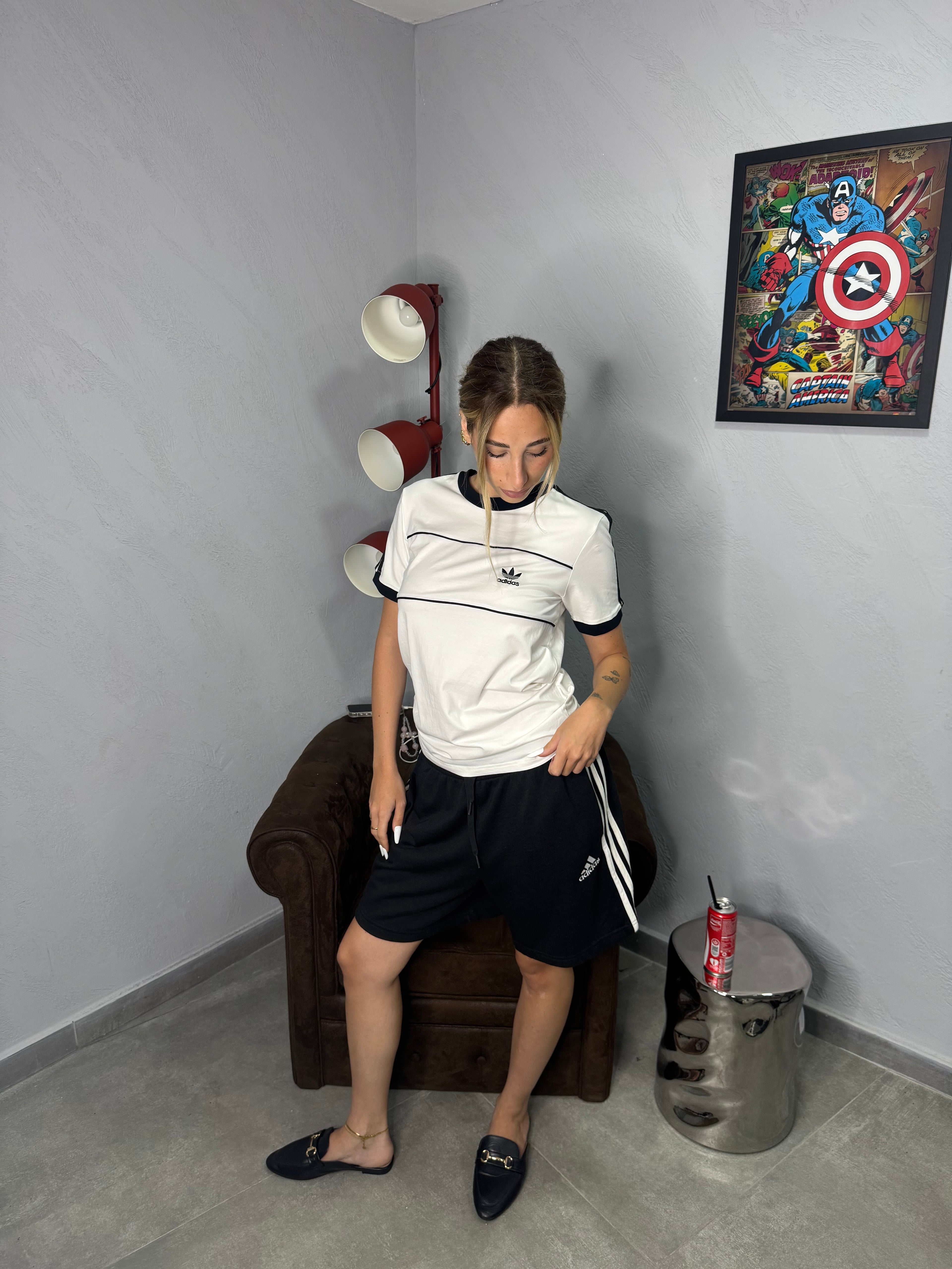 Bermuda in tuta Adidas