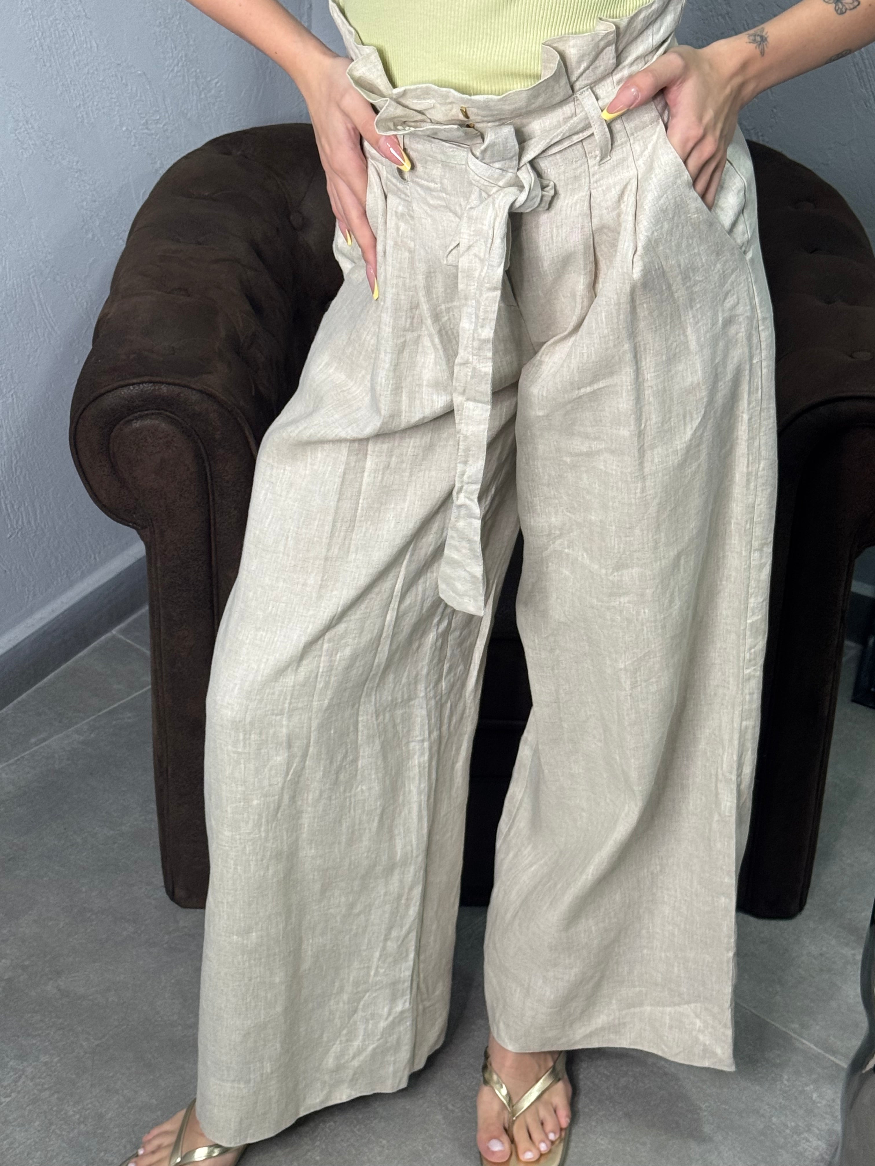 Pantalone in lino